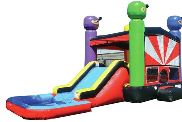 Ninja Warrior Bounce n Slide (Wet or Dry)